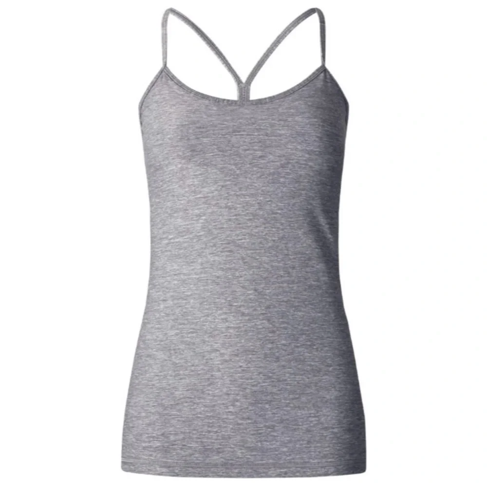 Gray Racerback Tank Top - Picture 4 of 9